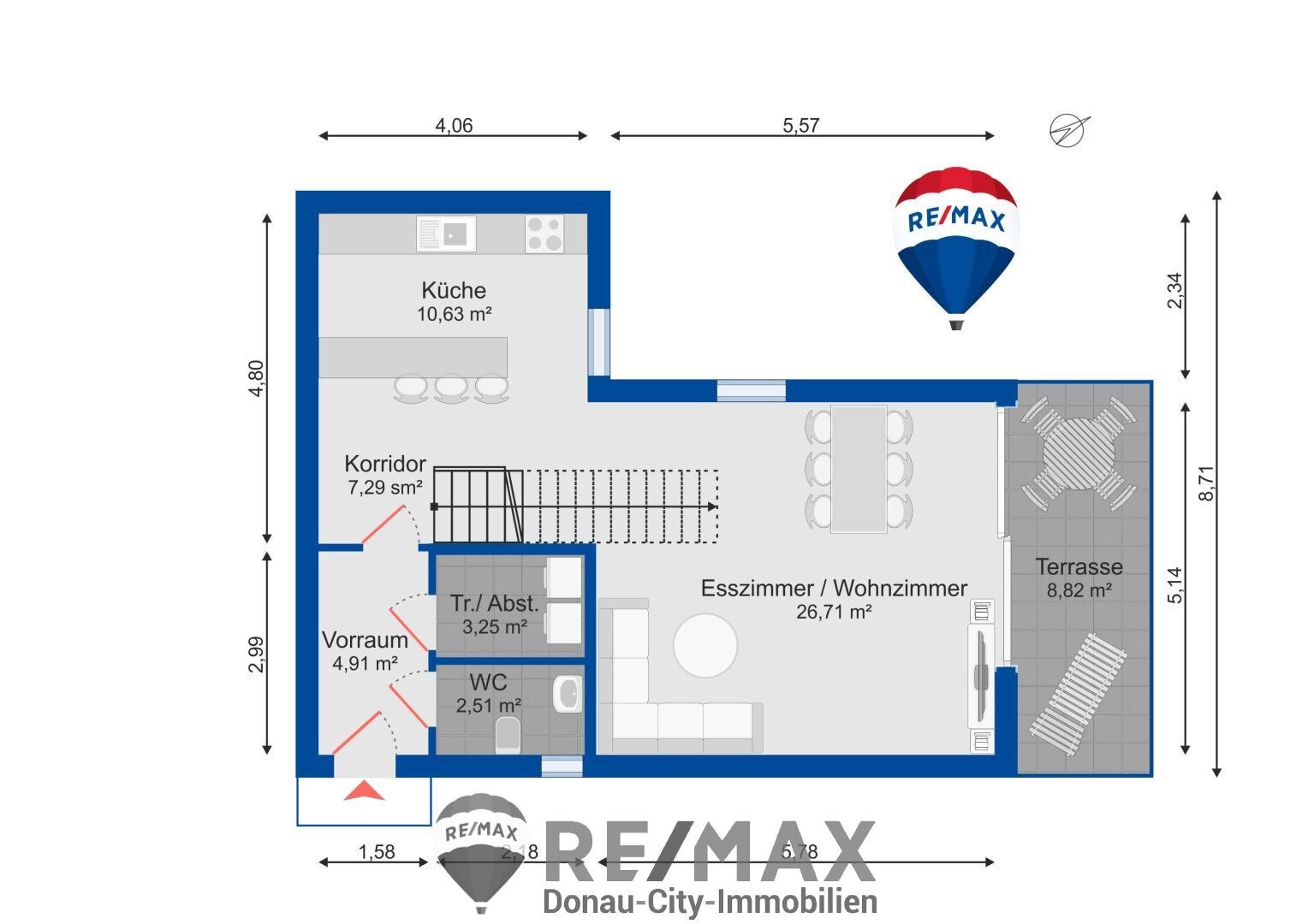 Reihenmittelhaus zum Kauf 648.000 € 4 Zimmer 122 m²<br/>Wohnfläche 270 m²<br/>Grundstück Wien 1220