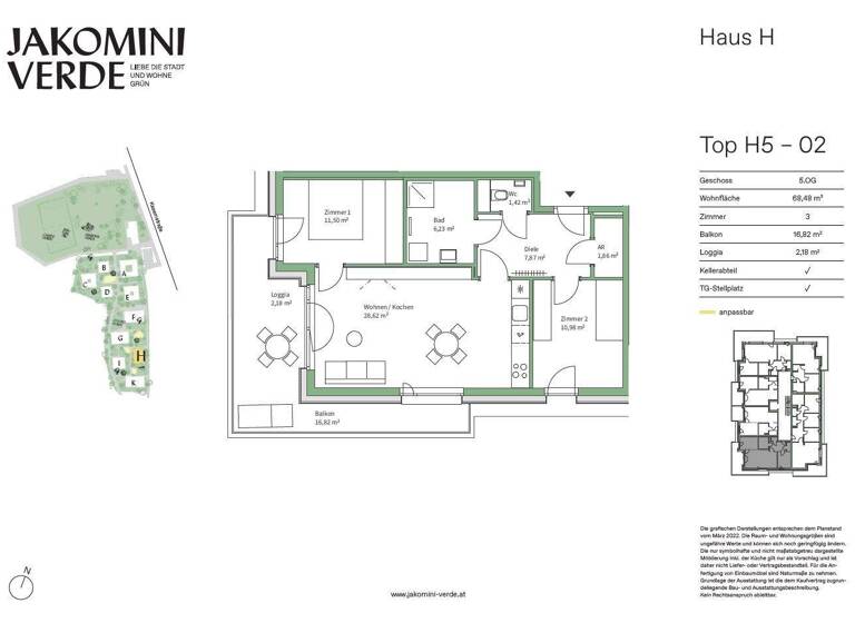 Wohnung zum Kauf provisionsfrei 363.000 € 3 Zimmer 68,5 m² Jakomini Graz 8010