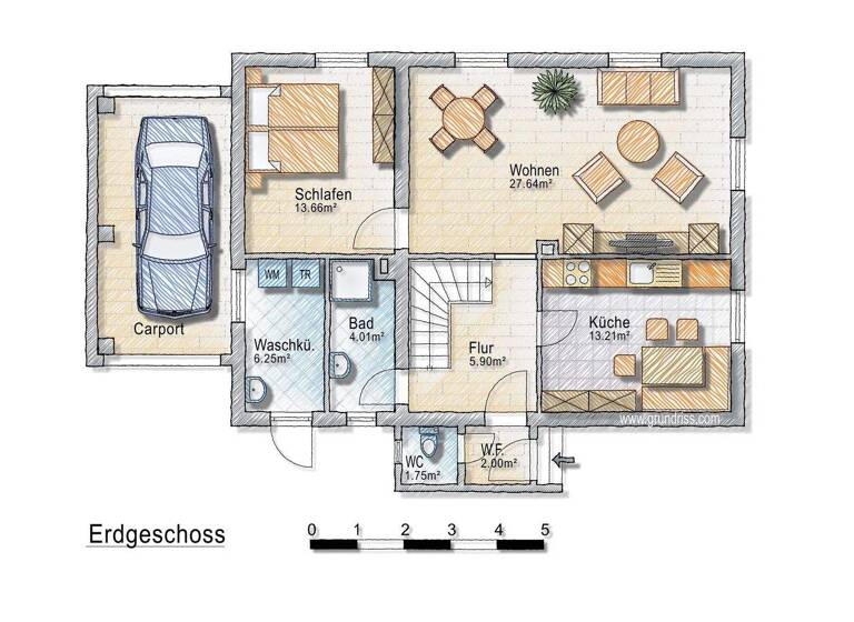 Einfamilienhaus zum Kauf 619.000 € 5 Zimmer 150 m² 593 m² Grundstück Mering 86415