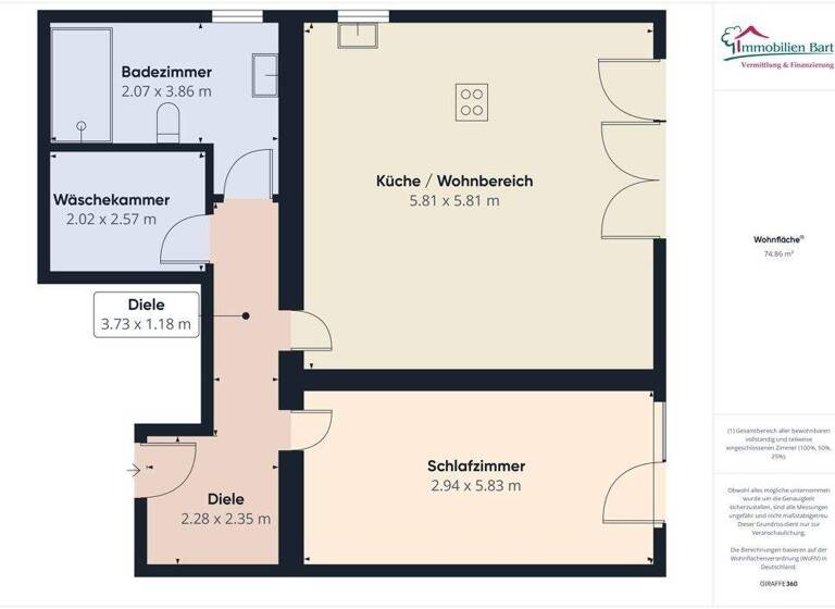 Wohnung zum Kauf 299.800 € 2 Zimmer 85 m² Schwemlingen Merzig 66663