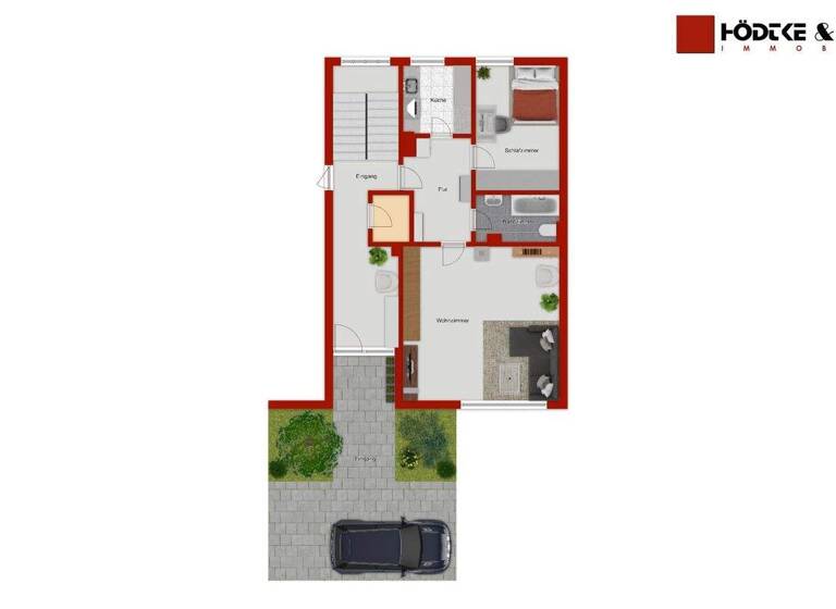 Wohnung zum Kauf 155.000 € 2 Zimmer 60,2 m² EG West Kassel 34119