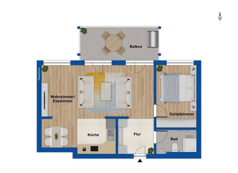 Studio zum Kauf 399.000 € 2 Zimmer 59 m² Prora Binz 18609