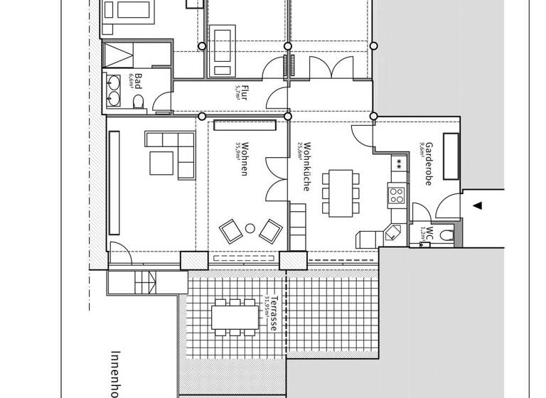 Wohnung zum Kauf provisionsfrei 698.000 € 4 Zimmer 155 m² Geschoss 2/4 Innenstadt Trier 54290