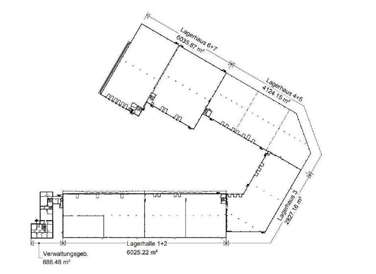 Logistikzentrum zur Miete provisionsfrei 4,90 € 19.697 m² Lagerfläche teilbar ab 19.697 m² Strom Bremen 28197