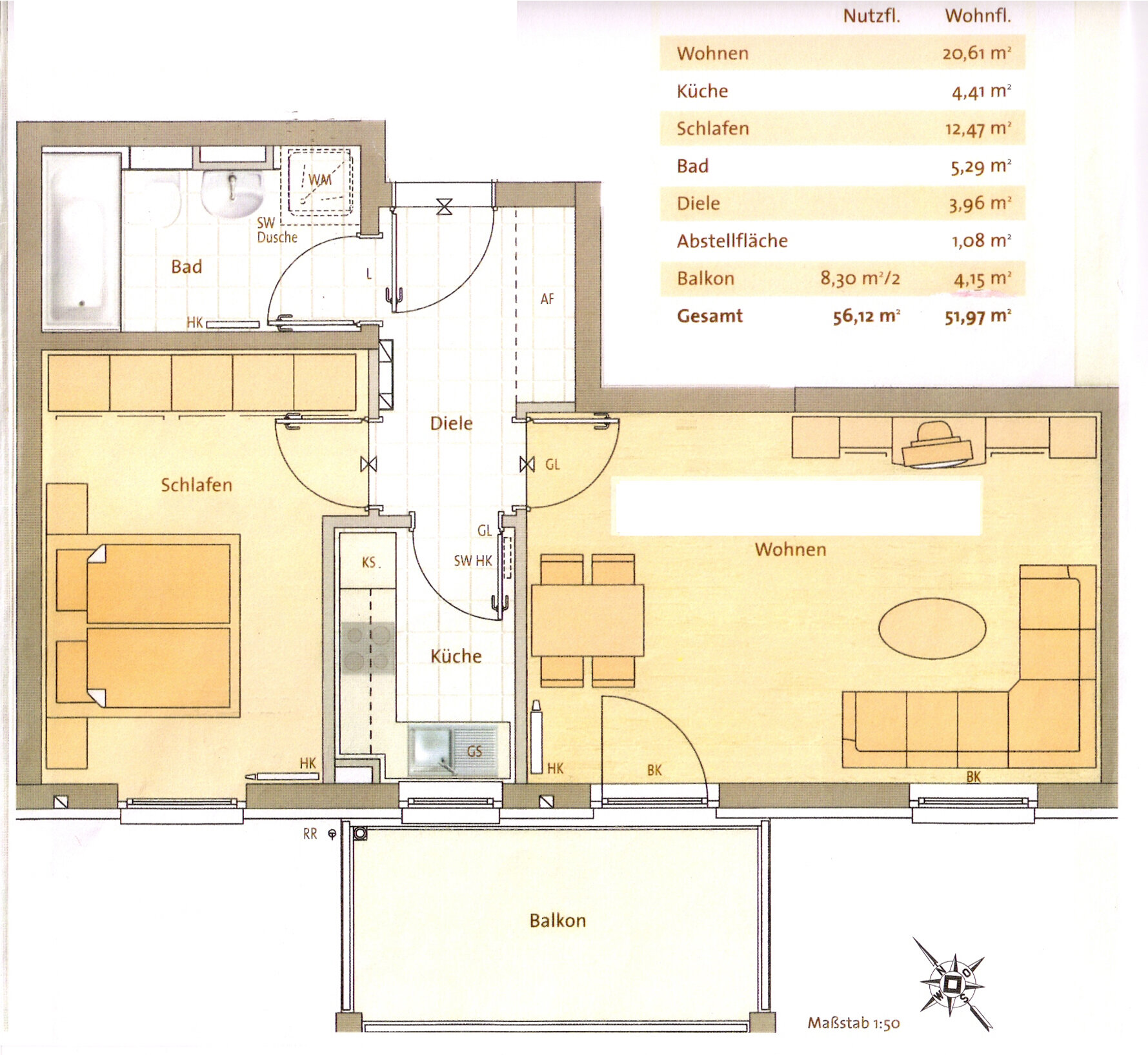 Wohnung zur Miete 890 € 2 Zimmer 52 m²<br/>Wohnfläche 2.<br/>Geschoss 01.01.2025<br/>Verfügbarkeit Haidhausen - Nord München 81667