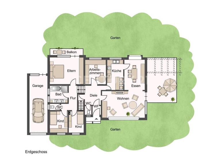 Bungalow zum Kauf 219.700 € 5 Zimmer 142,3 m² 610 m² Grundstück Voslapp Wilhelmshaven 26388