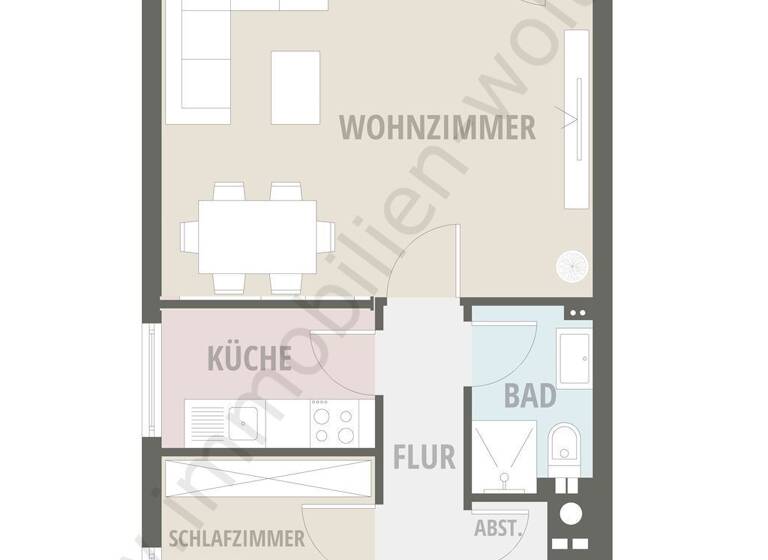 Wohnung zum Kauf 295.000 € 2 Zimmer 53 m² frei ab sofort Wyk auf Föhr 25938