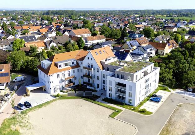 Terrassenwohnung zum Kauf - Erstbezug provisionsfrei 386.531 € 3 Zimmer 90,5 m² EG frei ab sofort Bleichstraße 14 Freistett Rheinau 77866