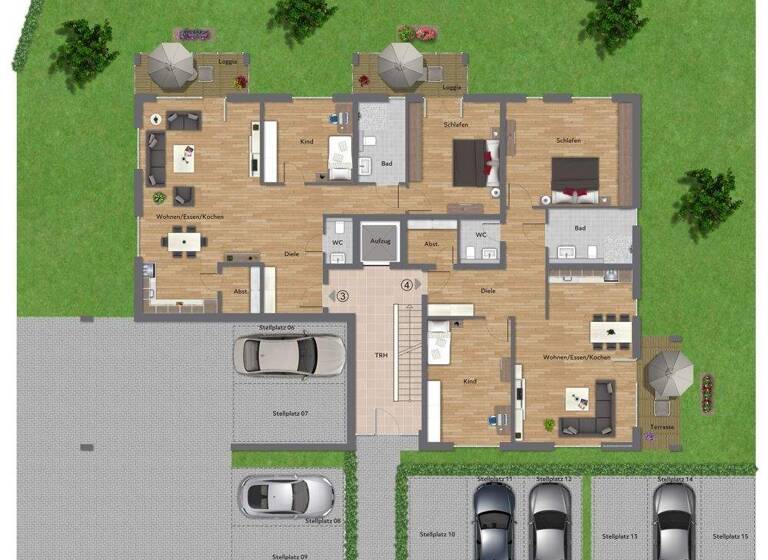 Wohnung zur Miete 1.320 € 3 Zimmer 120 m² EG Sandersgarten 45 Betzdorf 57518