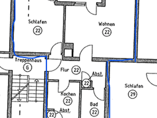 Wohnung zur Miete 630 € 2 Zimmer 63,3 m² Geschoss 2/4 frei ab 01.11.2026 Bissingheim Duisburg 47279