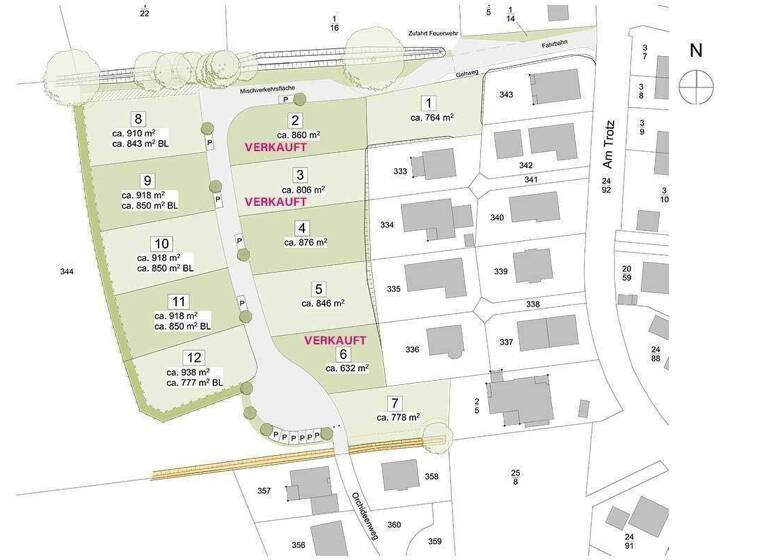 Grundstück zum Kauf provisionsfrei 434.900 € 910 m² Grundstück Am Trotz Henstedt-Ulzburg 24558