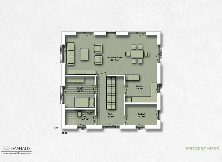 Einfamilienhaus zum Kauf provisionsfrei 980.400 € 6 Zimmer 152 m² 650 m² Grundstück Rondorf Köln 50997