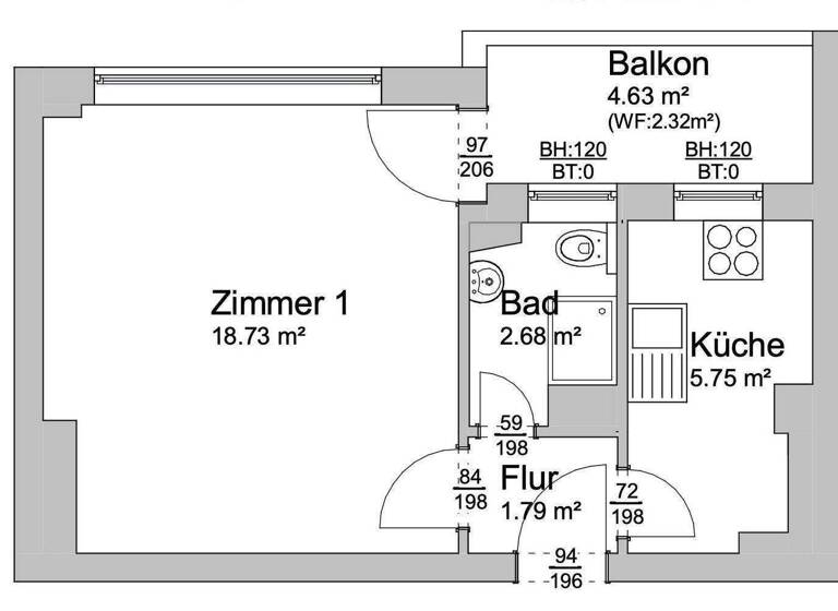 Wohnung zum Kauf 179.000 € 31,3 m² Reinickendorf Berlin 13407