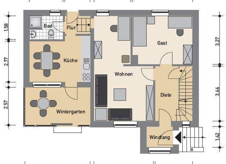 Einfamilienhaus zum Kauf 275.000 € 4 Zimmer 99 m² 1.200 m² Grundstück Elmschenhagen-Süd Kiel 24146