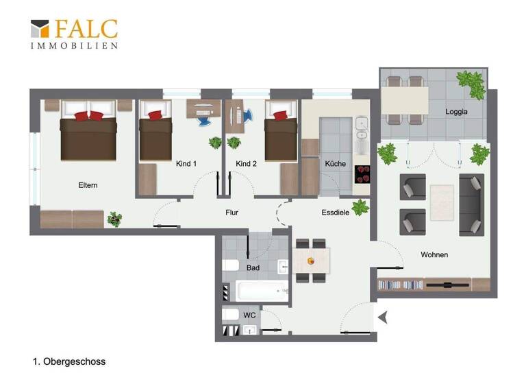 Wohnung zum Kauf 169.000 € 4 Zimmer 84,9 m² Senden 48308