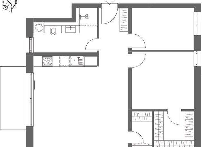 Wohnung zum Kauf - Erstbezug provisionsfrei 600.000 € 3 Zimmer 76,5 m² 3. Geschoss frei ab 01.03.2027 Pankow Berlin 13187