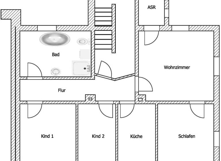 Wohnung zur Miete 577 € 4 Zimmer 89 m² 2. Geschoss frei ab 01.07.2026 Weida Riesa 01587