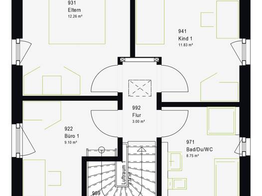 Haus zum Kauf provisionsfrei 291.999 € 4 Zimmer 99 m² 400 m² Grundstück Kaßberg Kapellenberg 09126