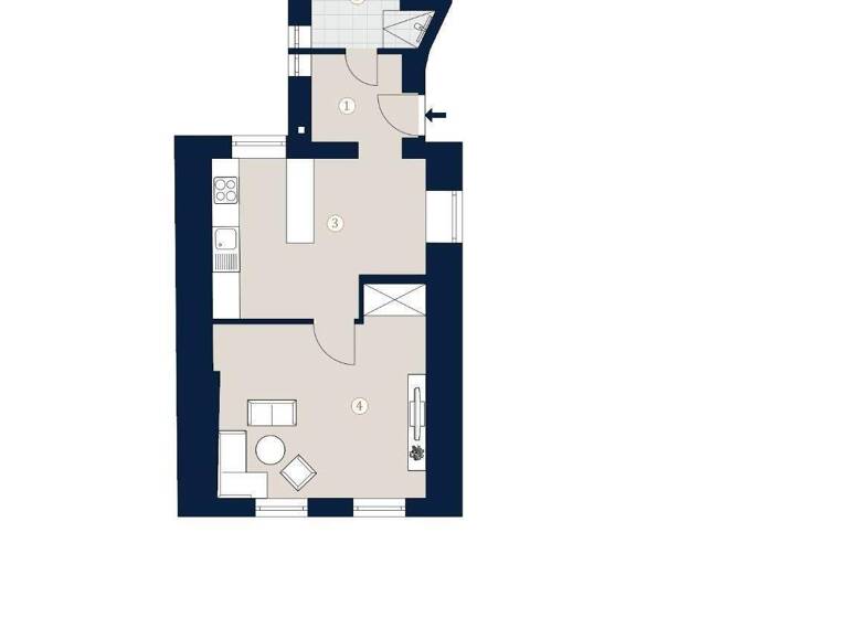 Wohnung zum Kauf - Erstbezug 325.000 € 2 Zimmer 44,1 m² Wien 1070