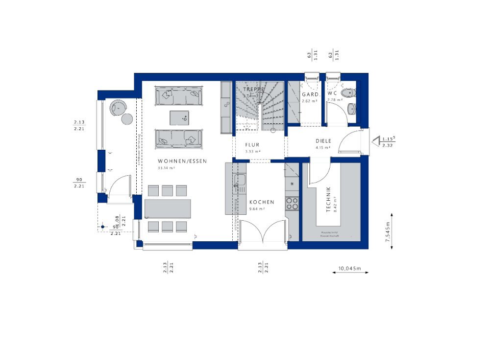 Einfamilienhaus zum Kauf 360.000 € 4 Zimmer 125 m²<br/>Wohnfläche 850 m²<br/>Grundstück Uchte Uchte 31600