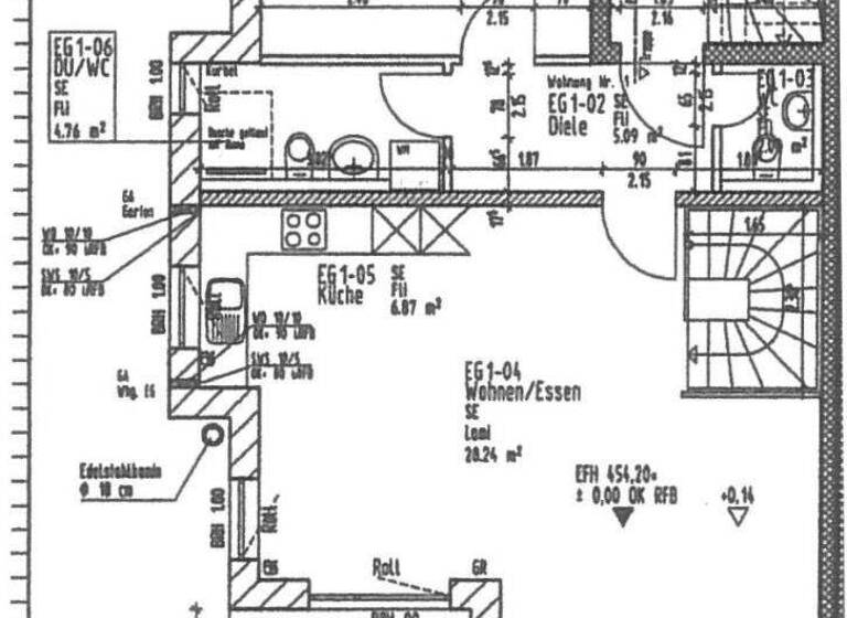 Wohnung zur Miete 1.280 € 3 Zimmer 90,7 m² Mitte Sindelfingen 71063