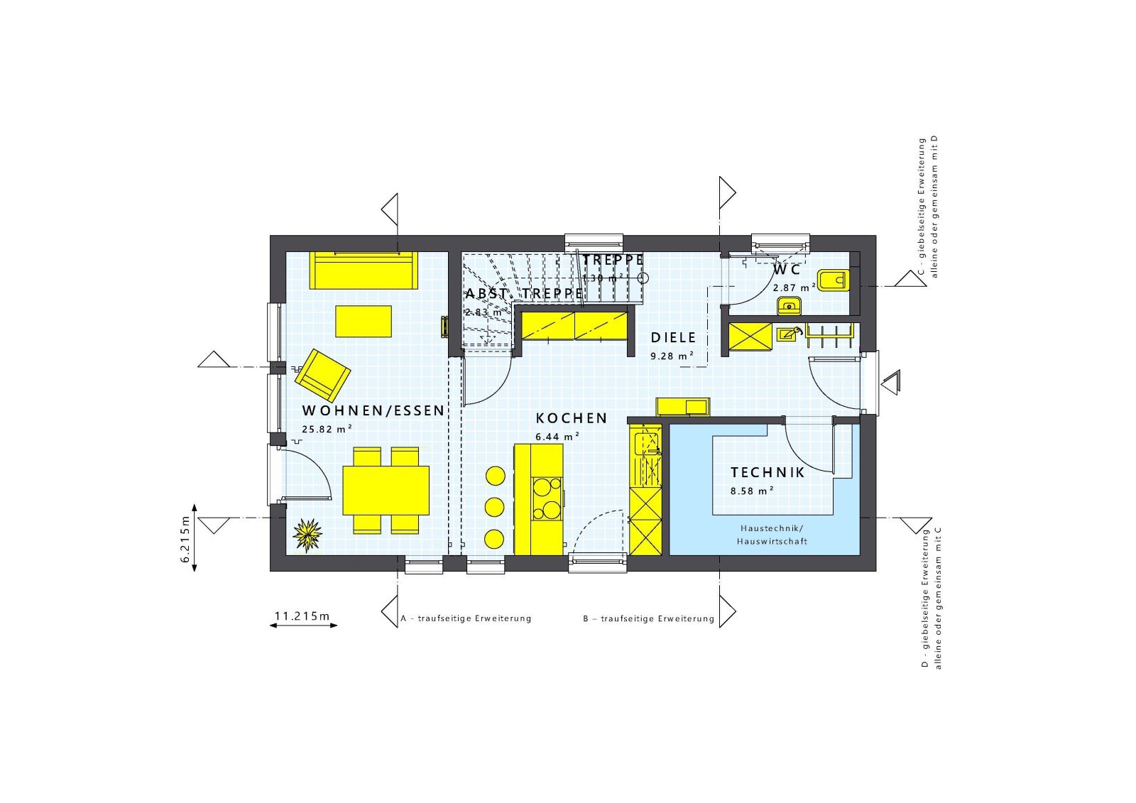 Einfamilienhaus zum Kauf 550.875 € 4 Zimmer 112 m²<br/>Wohnfläche 1.744 m²<br/>Grundstück Michendorf Michendorf 14552