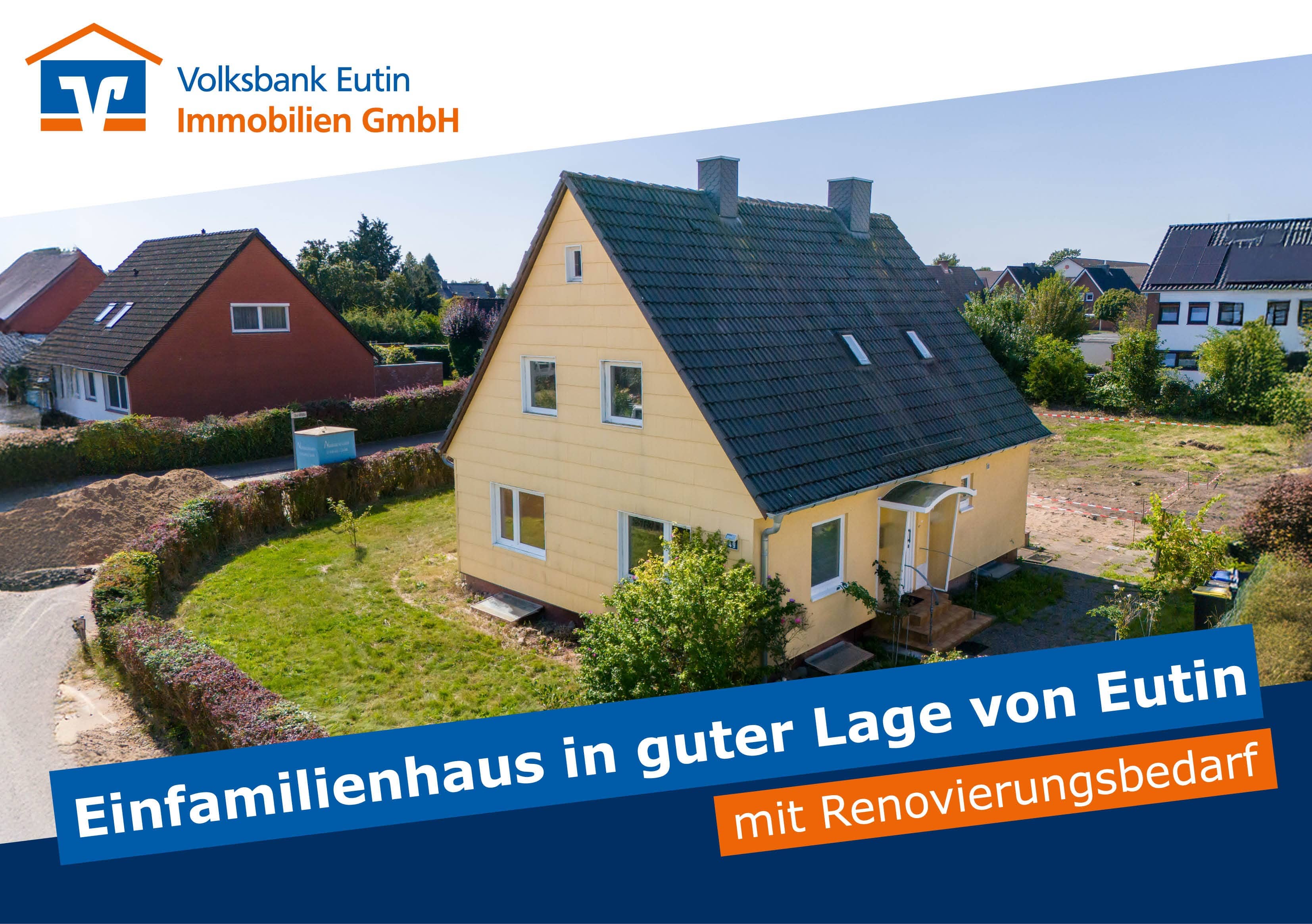 Einfamilienhaus zum Kauf 229.000 € 5 Zimmer 114,5 m²<br/>Wohnfläche 405 m²<br/>Grundstück Eutin 23701