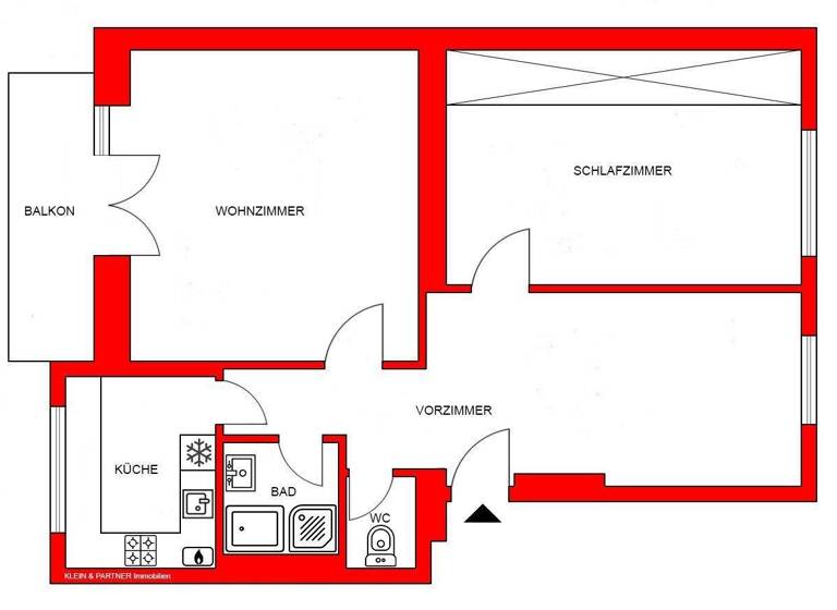 Wohnung zum Kauf 289.000 € 2 Zimmer 85 m² 4. Geschoss Wien 1140