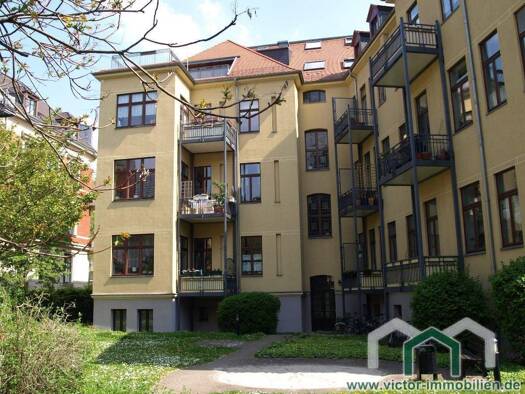 Wohnung zur Miete 509 € 2 Zimmer 48,7 m² 1. Geschoss Balzacstraße 1 Zentrum-Nord Leipzig 04105