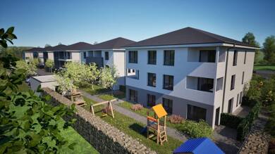Wohnung zum Kauf - Neubau provisionsfrei 297.000 € 3 Zimmer 81,8 m² Kleinbahnstr. 15 B Nunkirchen Wadern 66687
