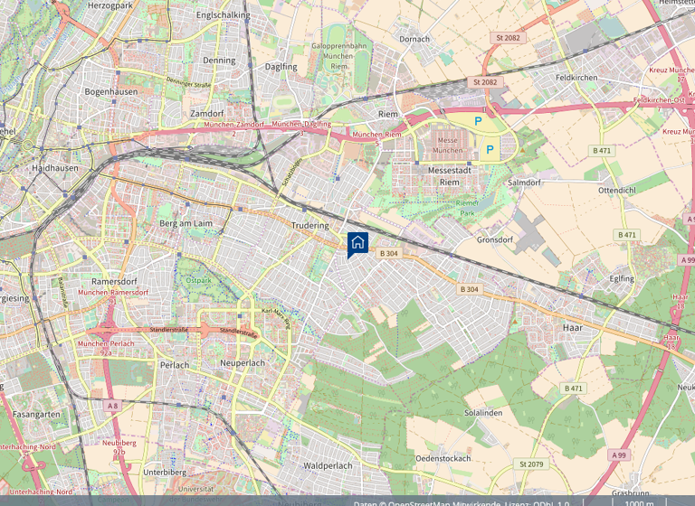Reihenmittelhaus zum Kauf 848.000 € 4 Zimmer 111 m² 256 m² Grundstück frei ab sofort Trudering-Riem München 81825