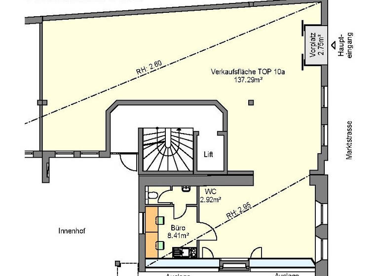 Bürofläche zur Miete 9,35 € Hohenems 6845