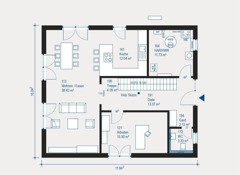 Einfamilienhaus zum Kauf 630.990 € 5 Zimmer 197 m² 505,2 m² Grundstück Innenstadt Baden-Baden 76530