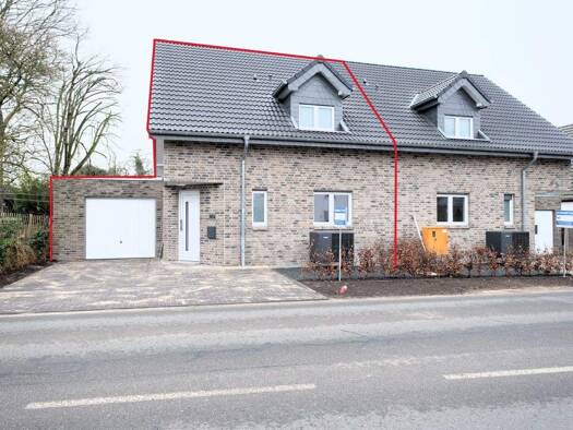 Doppelhaushälfte zur Miete - Erstbezug 2.100 € 4 Zimmer 137 m² 520 m² Grundstück Wyler Kranenburg-Wyler 47559