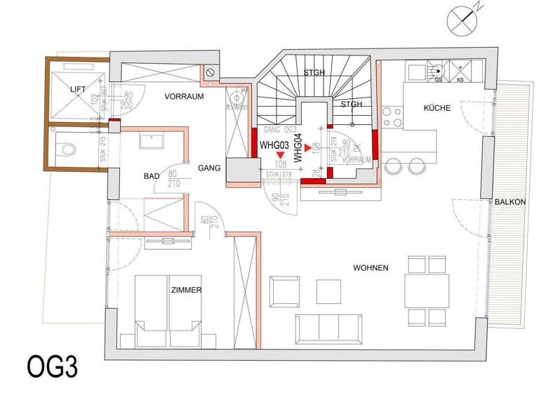 Wohnung zum Kauf - Erstbezug 550.000 € 2 Zimmer 62,9 m² 1. Geschoss Gmunden 4810
