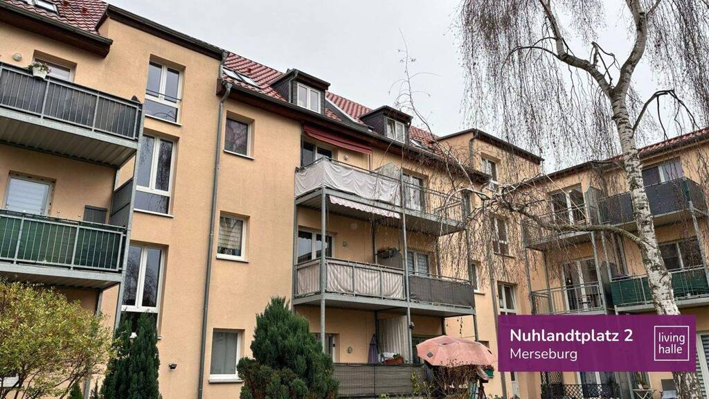 Wohnung zur Miete 565 € 3 Zimmer 74,8 m² 2. Geschoss Nuhlandtplatz 2 Merseburg 06217