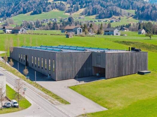 Produktionshalle zur Miete provisionsfrei 5.200 m² Lagerfläche teilbar von 2.000 m² bis 5.200 m² Lässern 469 Lingenau 6951