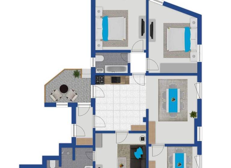 Wohnung zum Kauf 230.000 € 6 Zimmer 133 m² frei ab sofort Harpen Bochum 44791