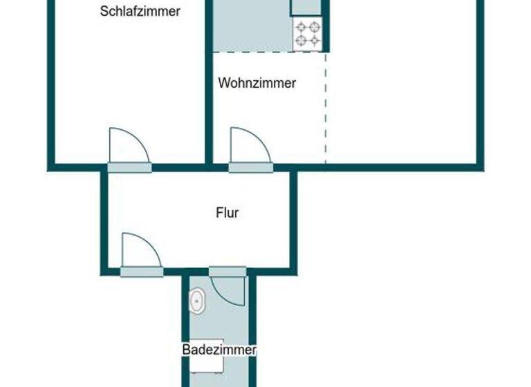 Wohnung zum Kauf 199.000 € 2 Zimmer 51,7 m² 1. Geschoss Mitte Ludwigsburg 71634