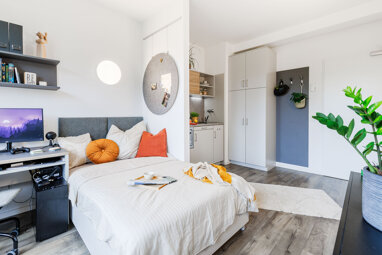 Studio zur Miete 648 € 1 Zimmer 19 m² frei ab sofort Schöfferstraße 2 Darmstadt Darmstadt 64295