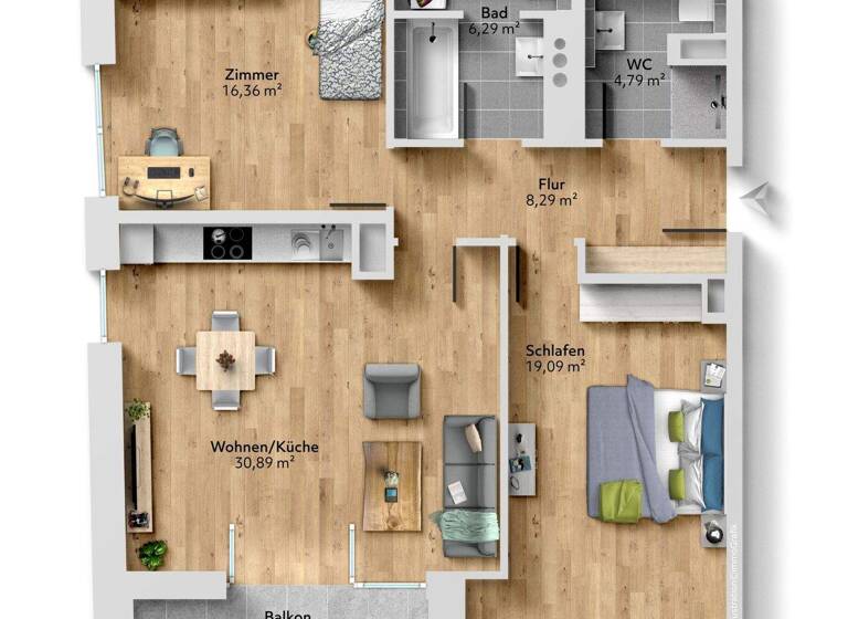 Wohnung zur Miete 2.414 € 3 Zimmer 88 m² EG frei ab 01.06.2026 Versmannstraße 48 Hammerbrook Hamburg 20457