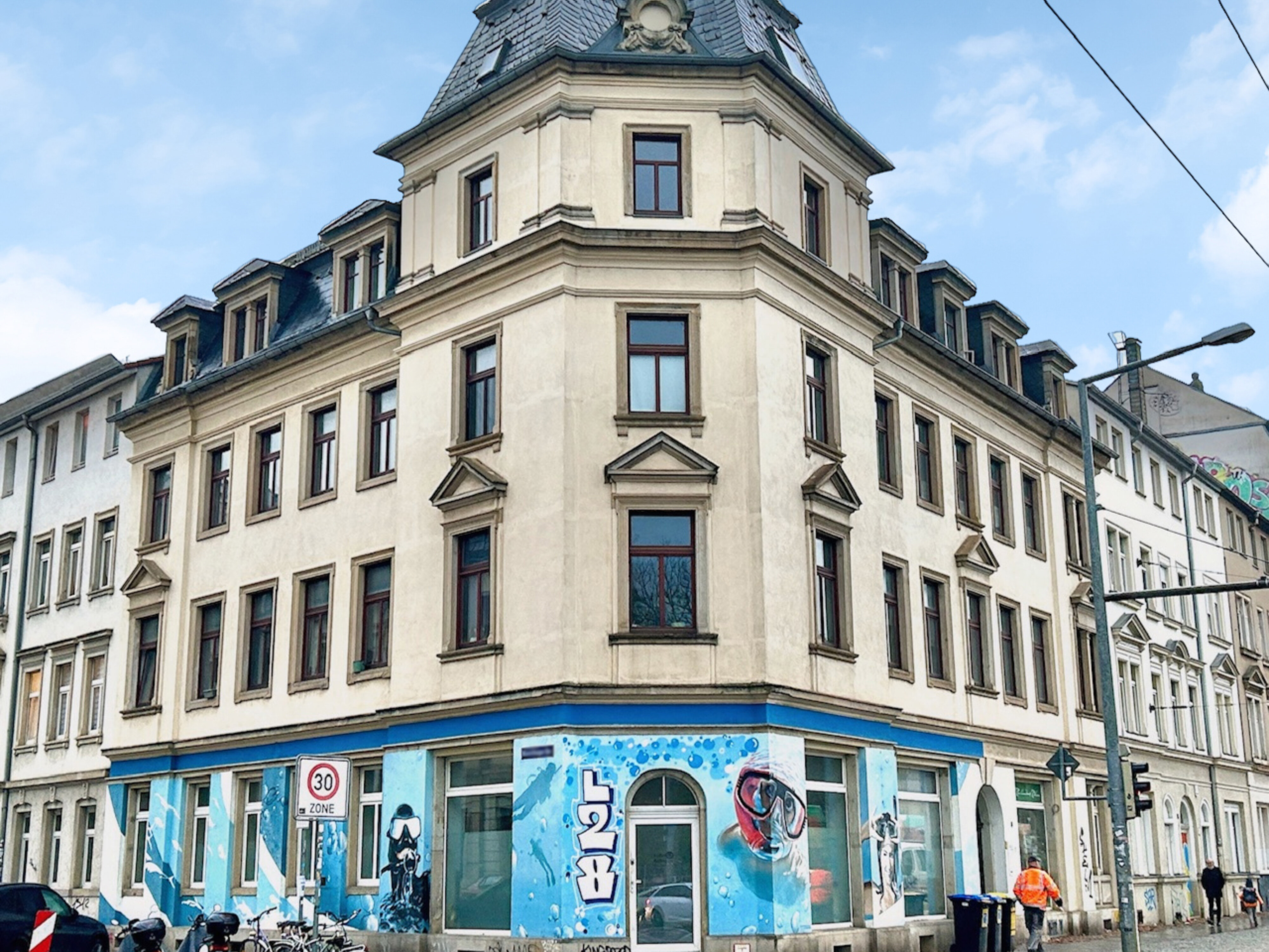 Wohnung zum Kauf provisionsfrei 69.000 € 2 Zimmer 43,6 m²<br/>Wohnfläche 2.<br/>Geschoss Leipziger Vorstadt (Weimarische Str.) Dresden 01127