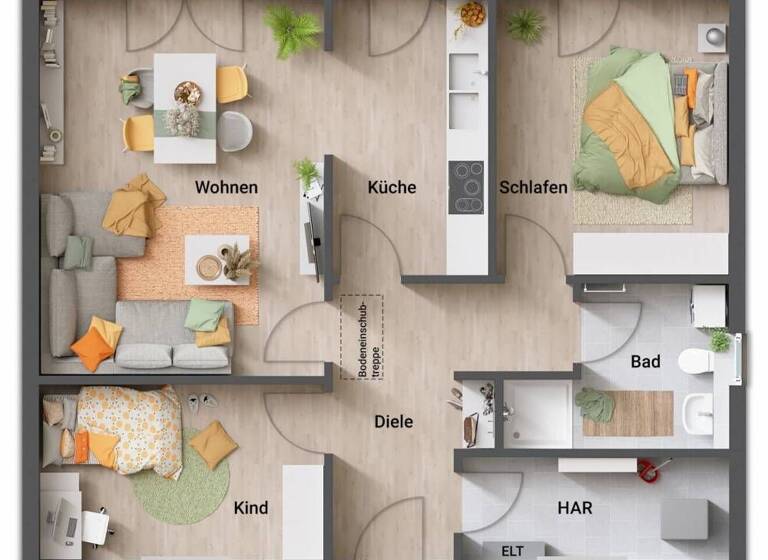 Einfamilienhaus zum Kauf - Erstbezug 268.529 € 4 Zimmer 77 m² 532 m² Grundstück Hartmannsdorf 07613
