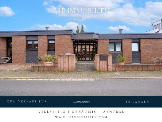 Bungalow zum Kauf 1.390.000 € 9 Zimmer 264 m² 1.103 m² Grundstück Linden Langen (Hessen) 63225