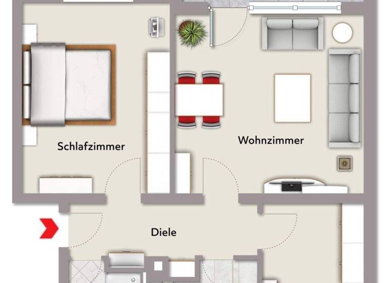 Wohnung zum Kauf 175.000 € 3 Zimmer 69 m² 1. Geschoss Waldkraiburg 84478