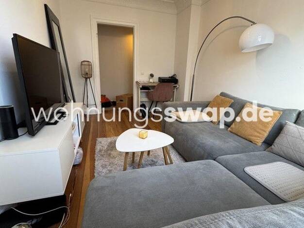 Studio zur Miete Tauschwohnung 900 € 3 Zimmer 55 m² 2. Geschoss Winterhude Hamburg 22299