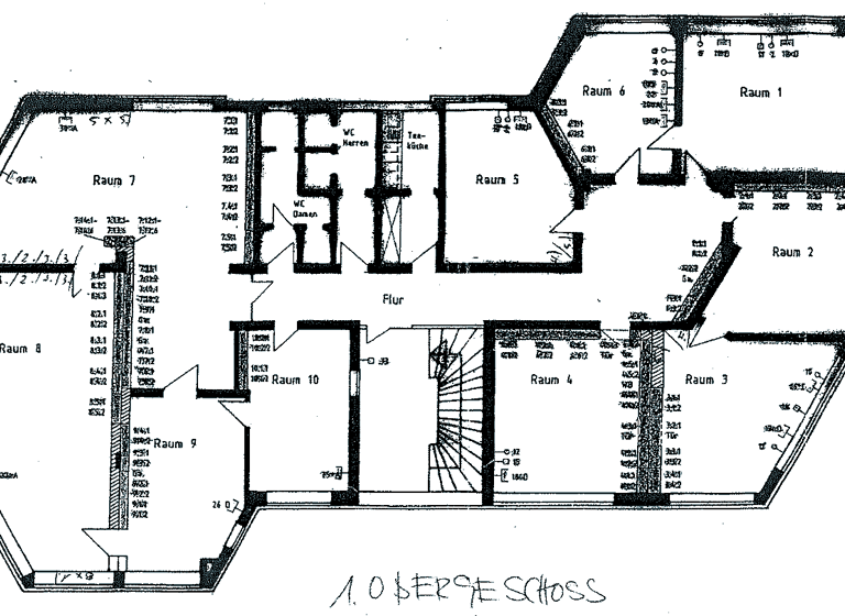 Bürofläche zur Miete provisionsfrei 8,50 € 11 Zimmer 380 m² Bürofläche Siemensstr. 12 Hillerheide Recklinghausen 45659