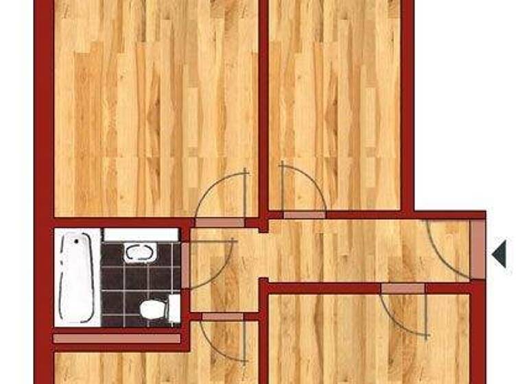 Wohnung zur Miete 363 € 3 Zimmer 60,5 m² 4. Geschoss frei ab sofort Am Spring 17 Calau 03205