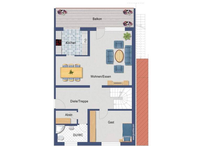 Maisonette zur Miete 2.100 € 6,5 Zimmer 153 m² 1. Geschoss frei ab sofort Graben Graben-Neudorf 76676