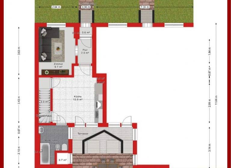 Reihenmittelhaus zum Kauf 597.000 € 9 Zimmer 225 m² 660 m² Grundstück Hirzenhain 63697